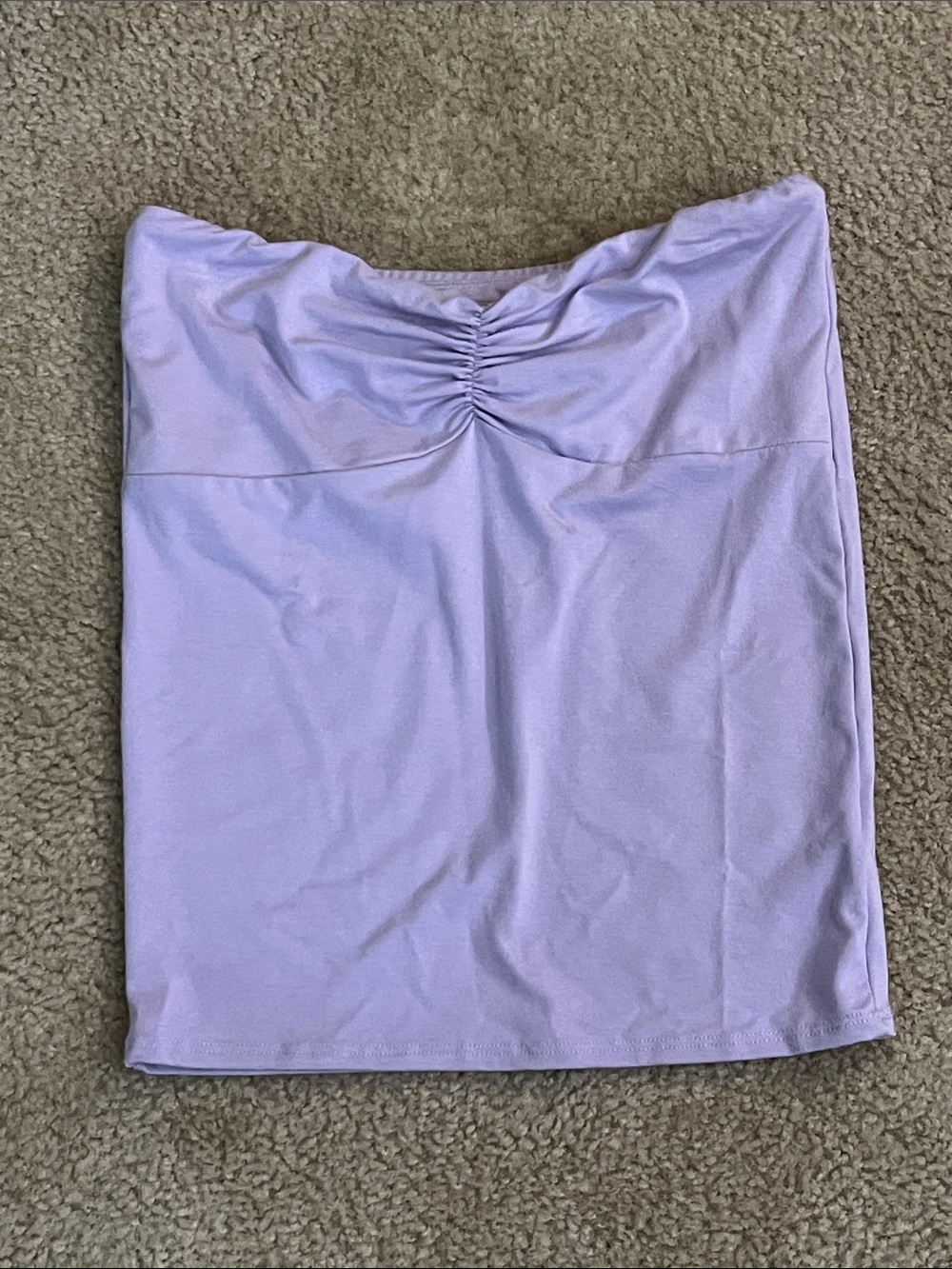 Lilac Ruched Top- Junior's
